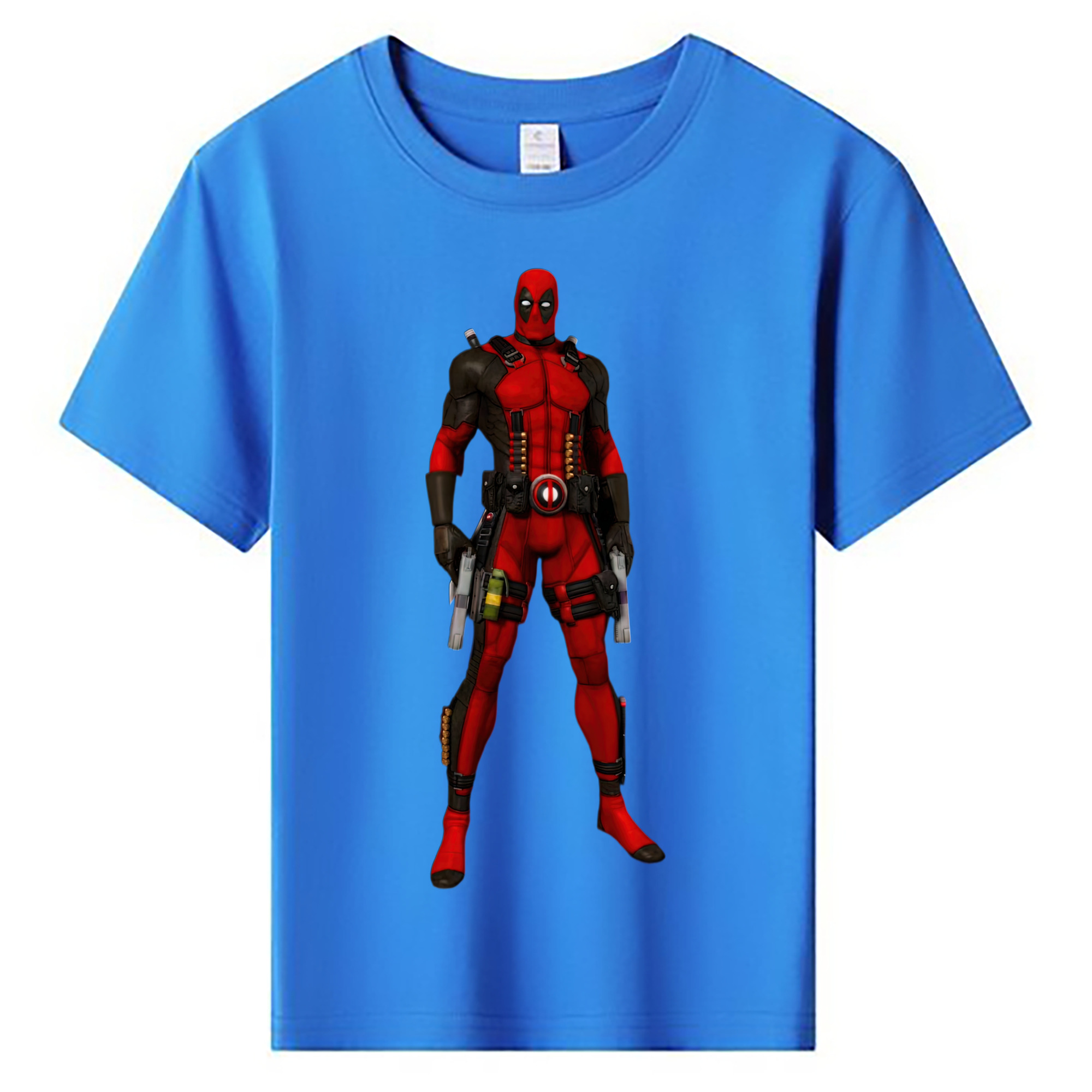 （画像用） Deadpool デッドプール 綿100％キッズTシャツ（フロントプリント）